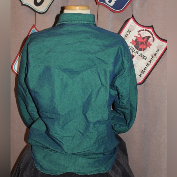 Cowboy Equipment Mens Pearl Snap Long Sleeve Shirt - Picture 2 of 2